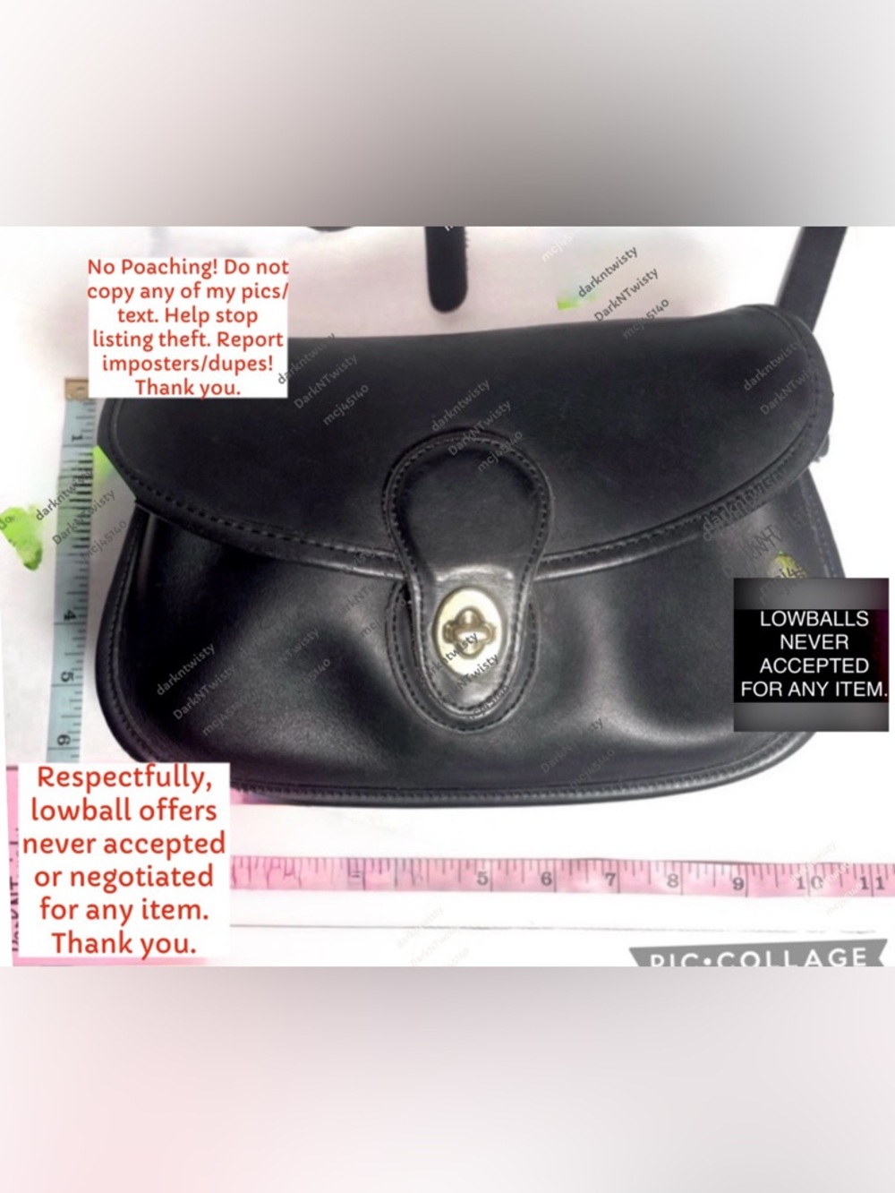 Vintage Coach Leather Prairie Bag Gorgeous! - Picture 2 of 15